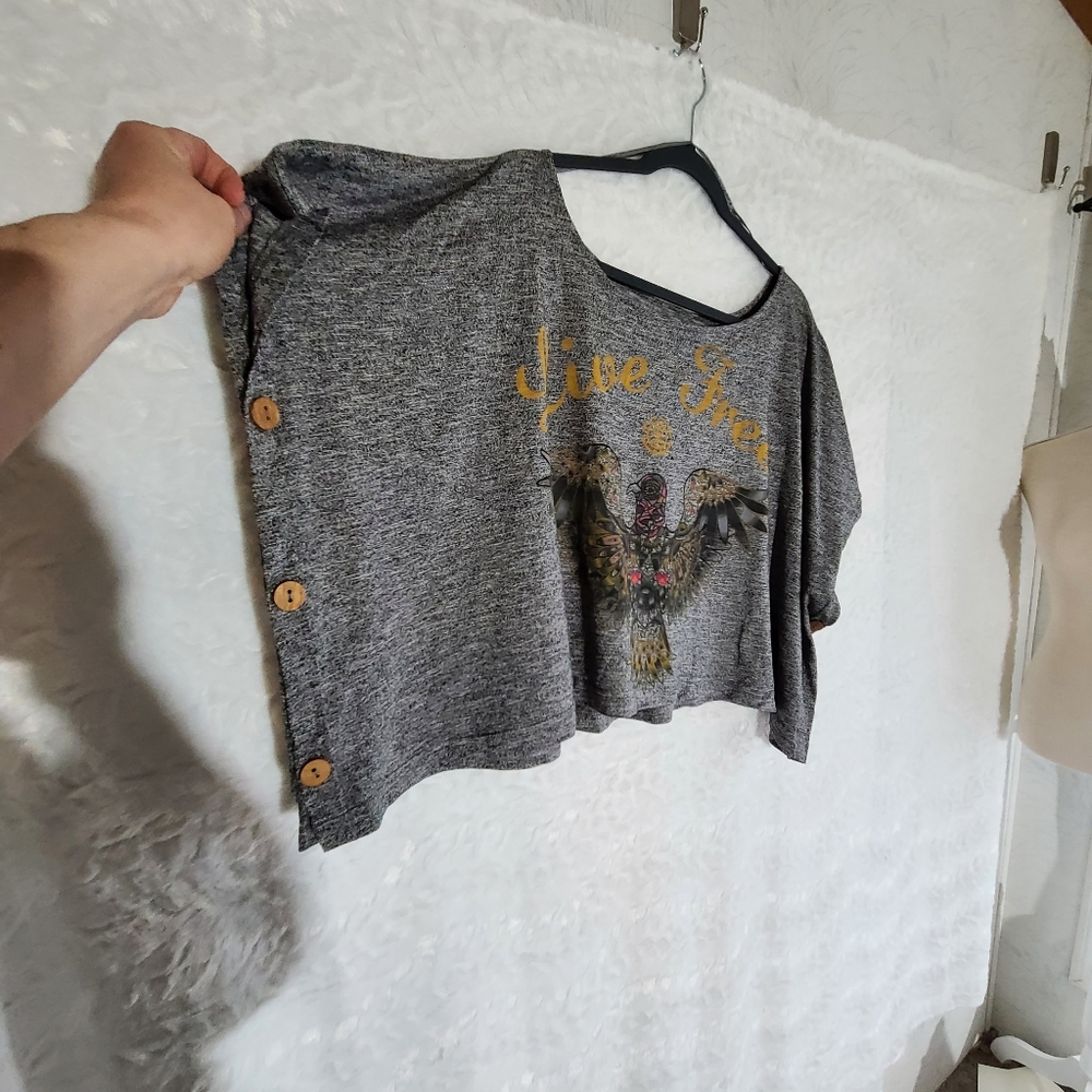 Element grey live free crop top - Picture 3 of 7